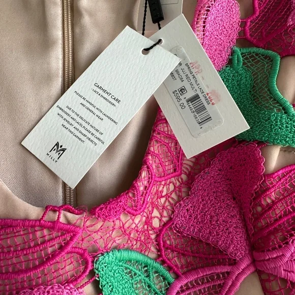 Milly Appliqué Lace Dress size 4 NWT - Picture 3 of 6